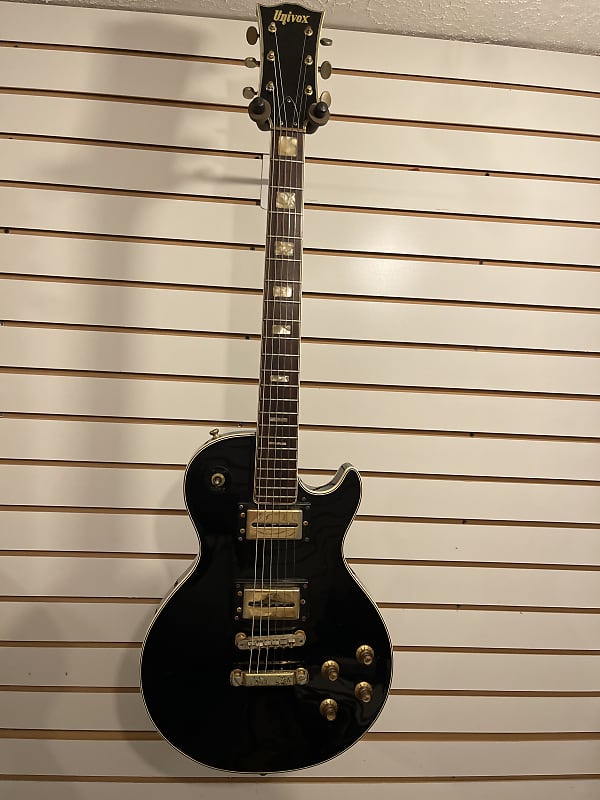 Univox Mother LP (Les Paul style) 1969 - Black | Reverb