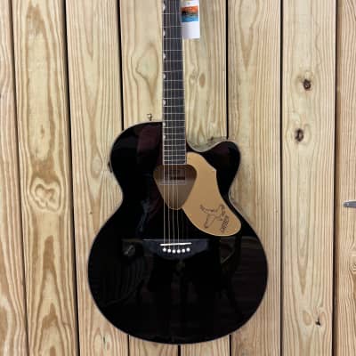 Gretsch G5022CBFE Rancher Falcon Jumbo Cutaway Acoustic/Electric Guitar with Fishman Pickup System Black FREE WRANGLER DENIM STRAP for sale