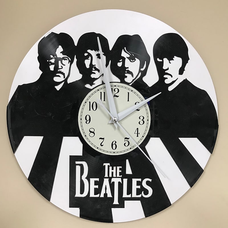 Vinyl Record Artwork Clock - The Beatles