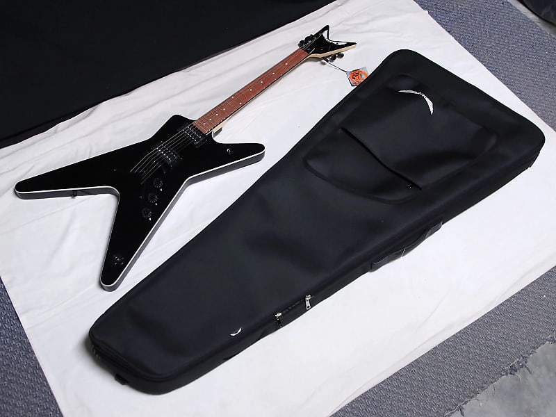 Dean MLX Classic Black electric guitar NEW w/ Gig Bag - ML X CBK image 1
