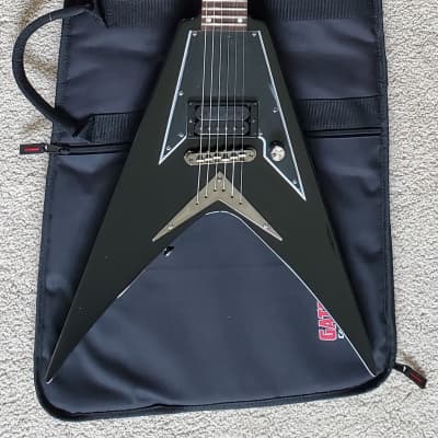 Samick SV10 Flying V Style Electric Guitar, Black Finish - New Gator Extreme Gig Bag* image 2