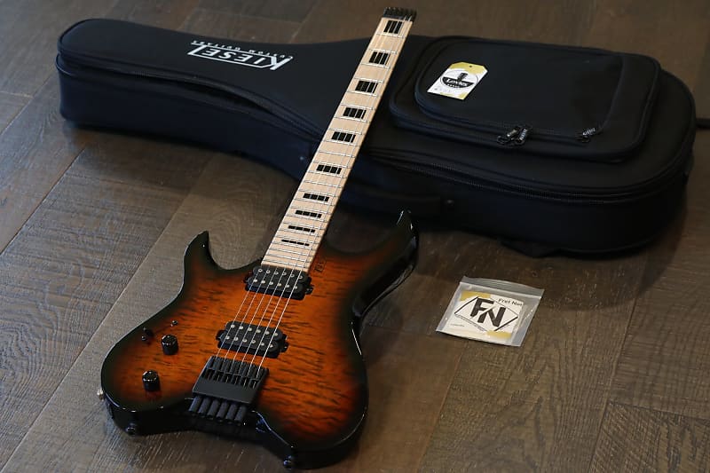 Unplayed! Kiesel Vader 6 Headless LeftHanded Electric Guitar Reverb