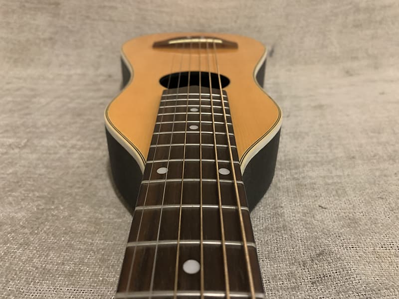 Ovation Applause AA10 Voyager Travel Guitar Natural 24 3/4” Scale