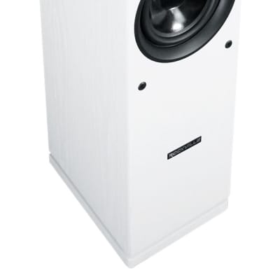 (1) Rockville RockTower 68W White Home Audio Tower Speaker Passive 8 Ohm image 4