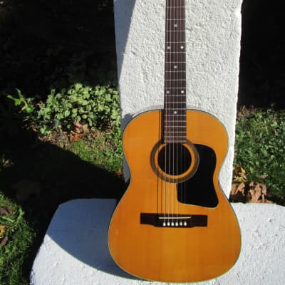Favilla  F 8 Guitar, 1960's, USA,  Natural Finish,  Fan Braced, Case for sale