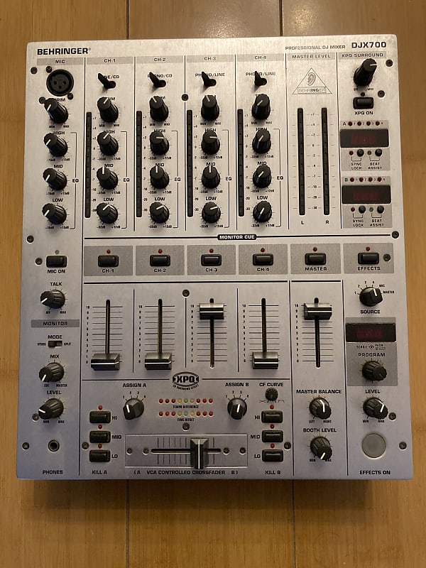 Behringer DJX700 DJ Mixer Early 2000's - Silver | Reverb