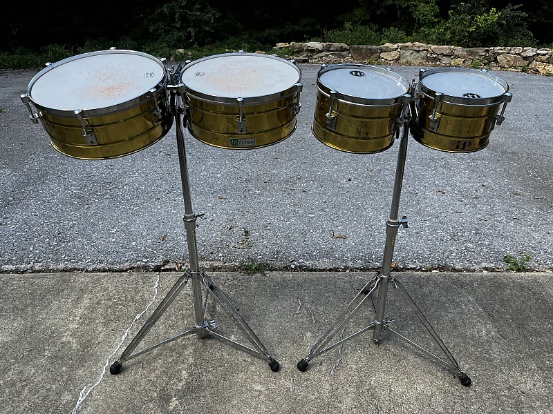 (4) LP Tito Puente Brass Timbales & Timbalitos with (2) Reverb