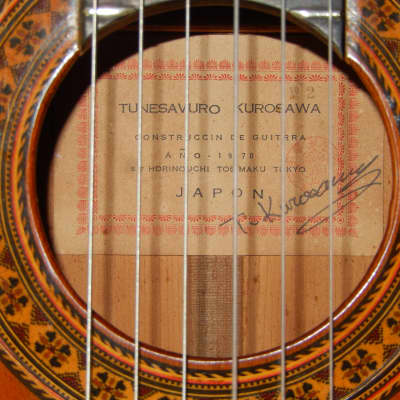 RARE - TSUNESABURO KUROSAWA No2 1970 - RAMIREZ 1a CLASS | Reverb