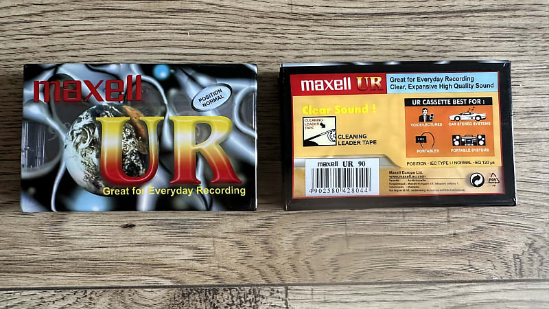 Maxell UR90 Type I Normal Position Cassette Tape image 1