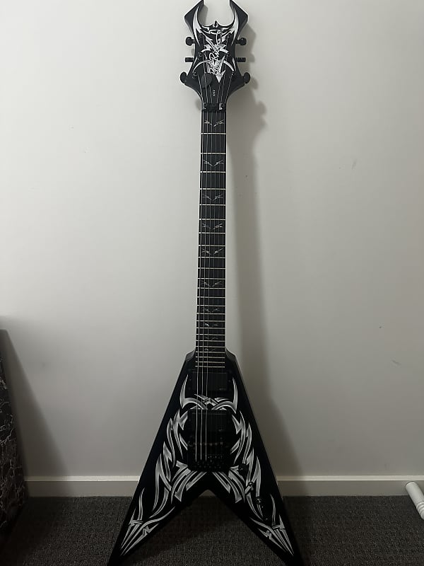 B.C. Rich Kerry King Speed V 2008 - Black tribal | Reverb Australia