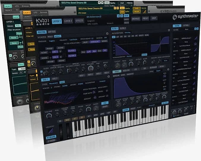 KV331 SynthMaster (Download) Award winning synthesizer plugin Reverb