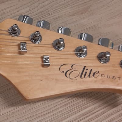2024 Elite® Stratocaster Style Guitar Turbo w/Gilmour MOD Black Classic Strat SSS LTD image 6