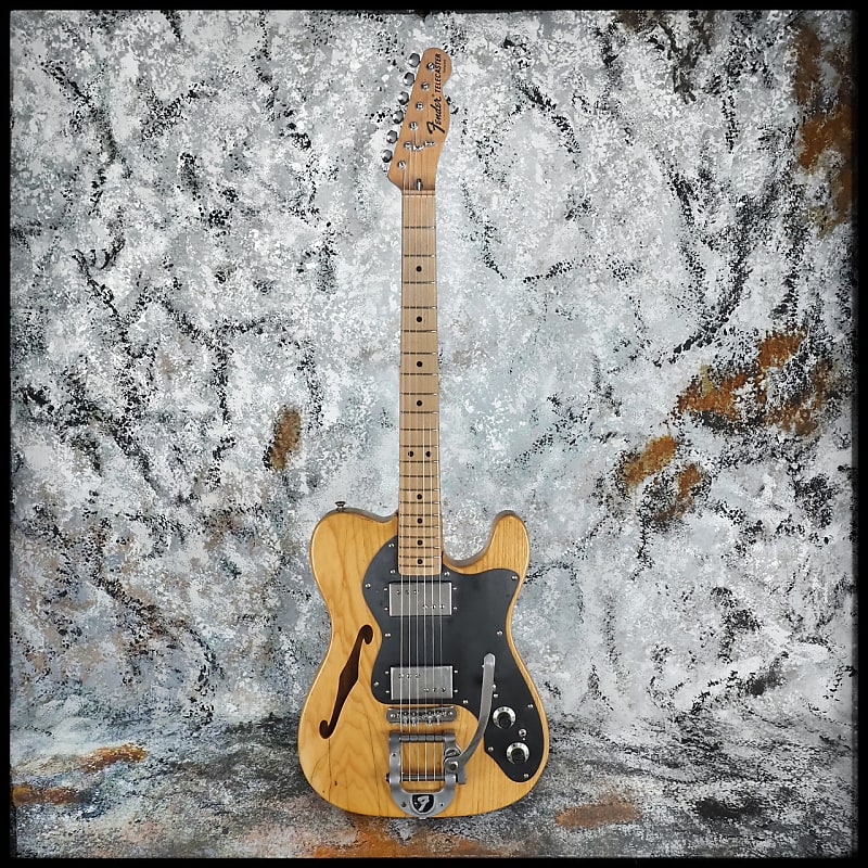 ギター Fender Telecaster Thinline bigsby b5 Fender Telecaster Thinline with Bigsby (1972 - 1975