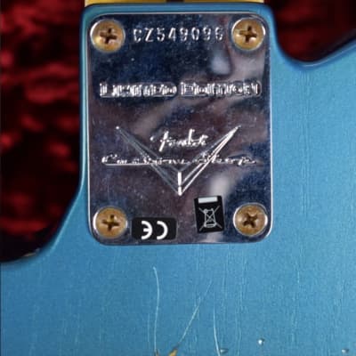 Fender Custom Shop Limited Edition '58 Telecaster - Heavy Relic, Aged Lake Placid Blue image 13