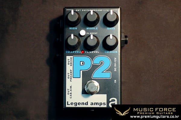 AMT Electronics Legend Amps P2 Distortion Black | Reverb