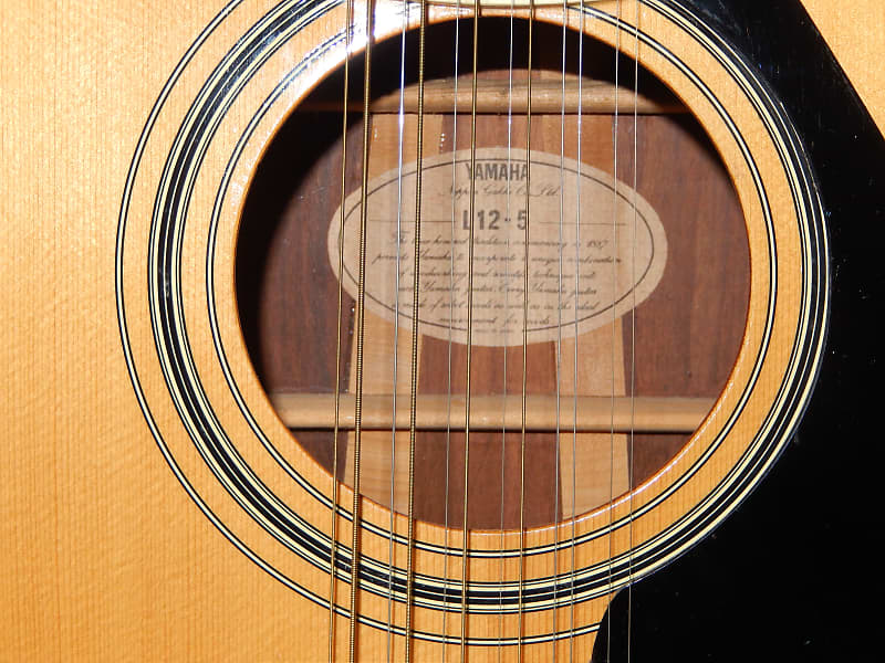 MADE IN JAPAN IN 1978 - YAMAHA L12-5 - 12 STRING ACOUSTIC GRAND