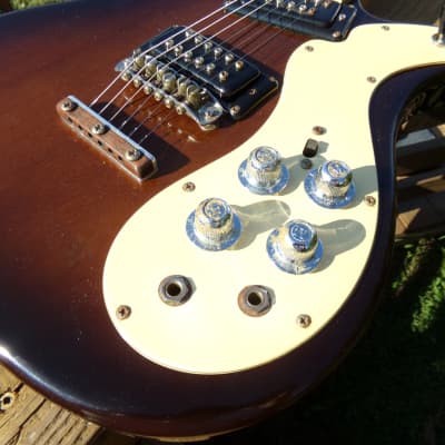 Mosrite Stereo 350,  ca. 1973, dark brown sunburst, excellent condition, appears all original image 18