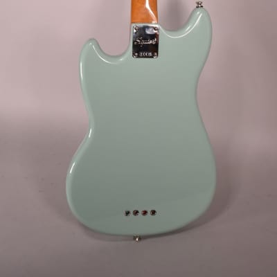 2021 Squier Classic Vibe Mustang Bass Surf Green Finish Electric Bass Guitar image 18