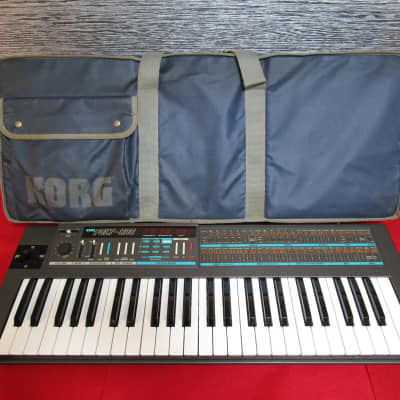 KORG Poly-800 DCO + VCF Synthesizer keyboard TESTED New memory battery w/bag #6