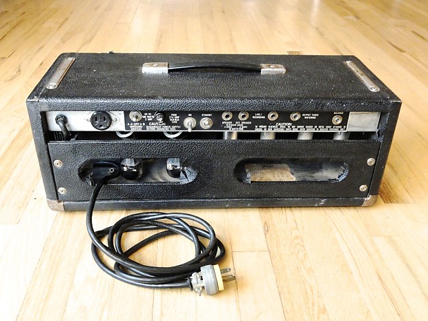 1978 Fender Bassman 70 Vintage Silverface Tube Amplifier