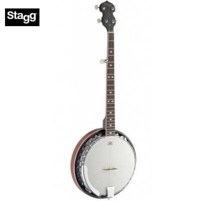 Epiphone MB-200 5 String Banjo Red Mahogany Brown w/ Eagle | Reverb