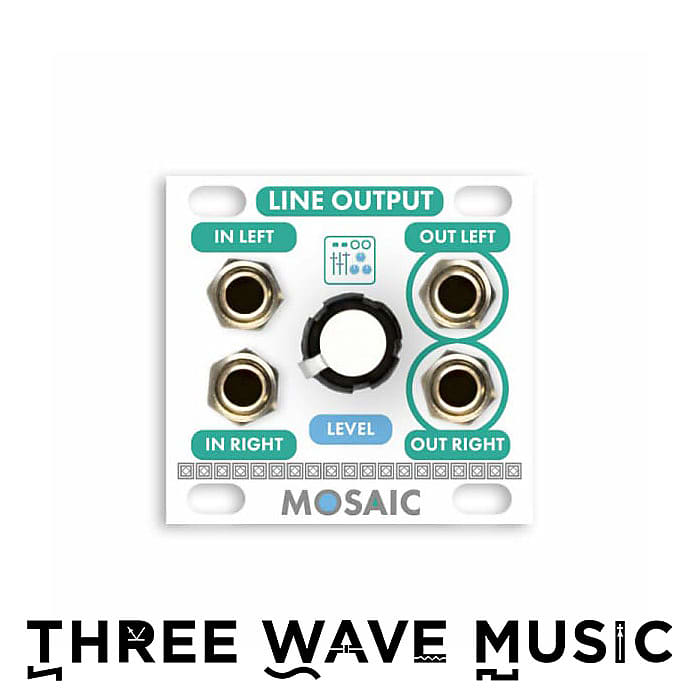 Mosaic 1U Line Output (White) [Three Wave Music] image 1