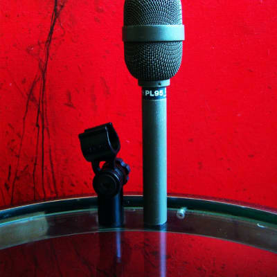 Vintage 1980's Electro-Voice PL95 / DS35 Dynamic Cardioid Microphone Low Z w accessories RE16 # 2 image 11