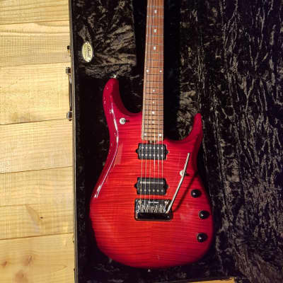 2013 Music Man John Petrucci Signature BFR 6 Ruby Flame Piezo Flame Maple image 14
