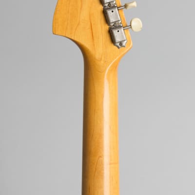 Fender  Duo-Sonic II Solid Body Electric Guitar (1966), ser. #145972, original grey hard shell case. image 6