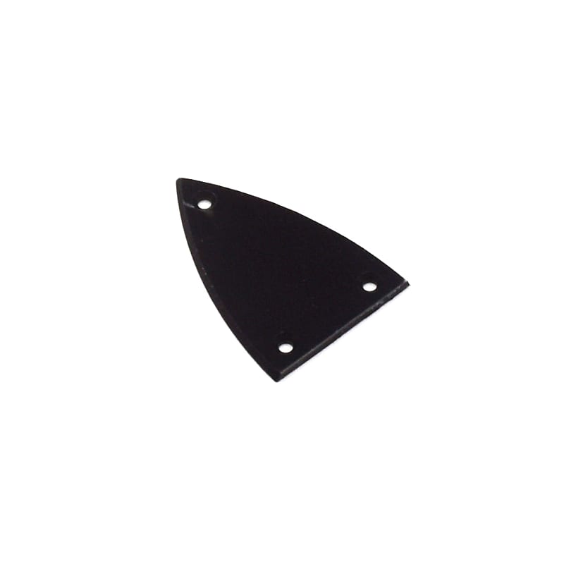 KD By AxLabs Truss Rod Cover - Large Spade Shape, 3-Screw - Black image 1