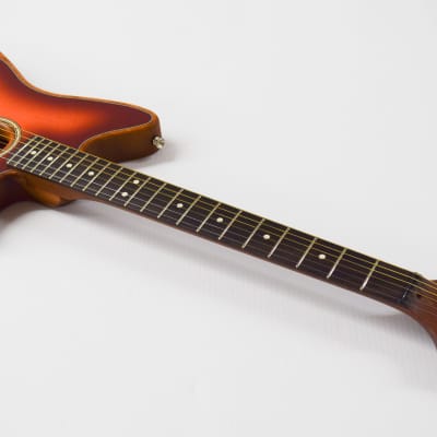 Fender American Acoustasonic Jazzmaster Acoustic-electric Guitar (DEMO) - Tobacco Sunburst image 7