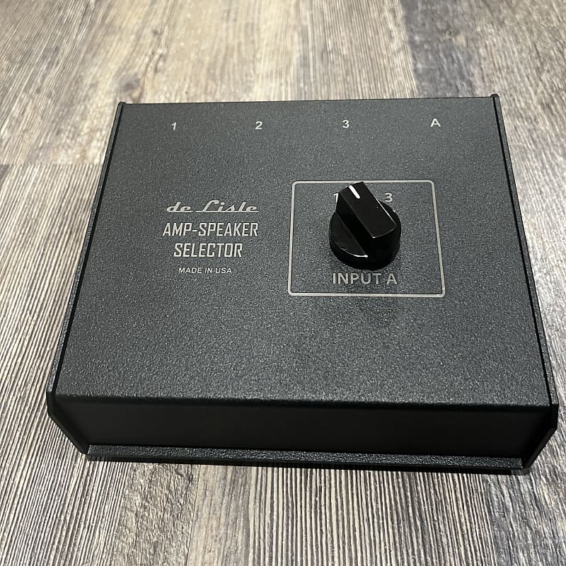 de Lisle AmpSpeaker Selector V1 2020's Black Reverb