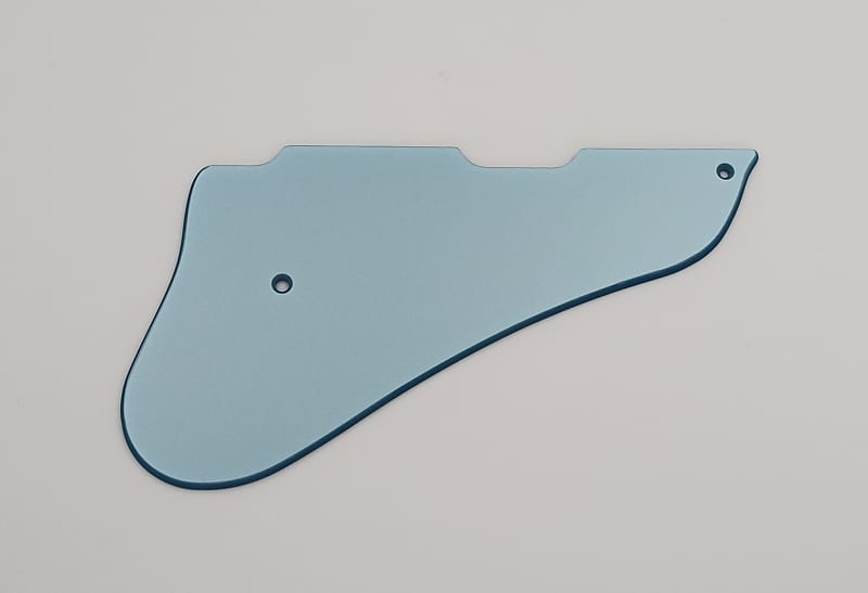 metallic ice blue acrylic pickguard for fender coronado II | Reverb