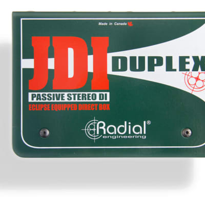 Radial JDI Duplex Mk4 Stereo DI Passive Direct Box image 2