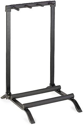 Stagg Tripod-Style Tubular Guitar Stand with Security Strap (Black)