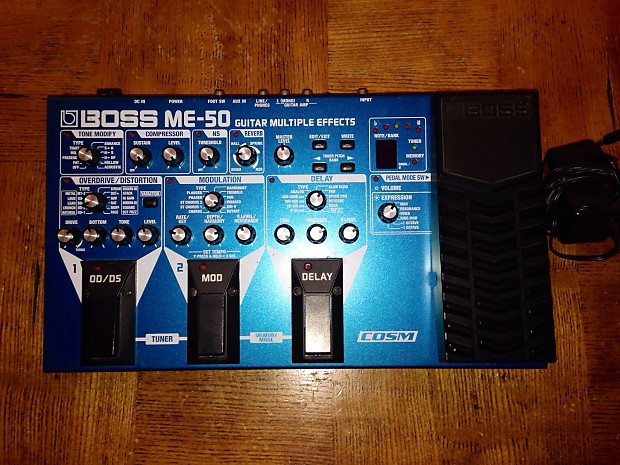 Boss ME-50 multi effects processor guitar pedal | Reverb