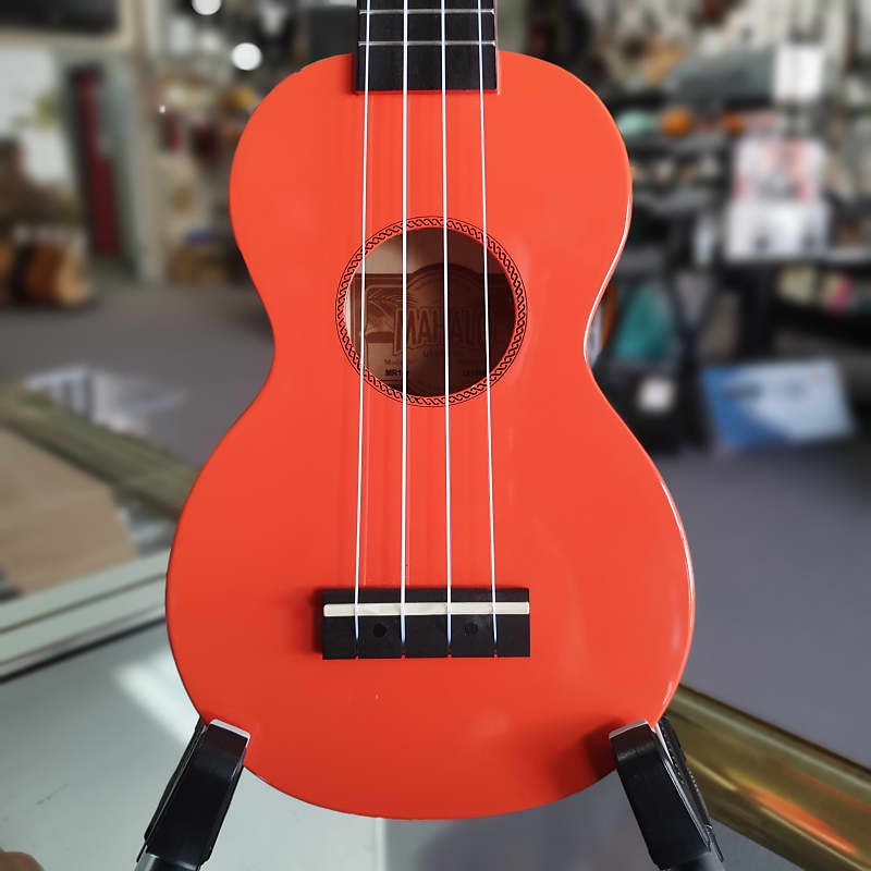 Mahalo MR1 Rainbow Series Soprano Ukulele with Bag (Orange) | Reverb