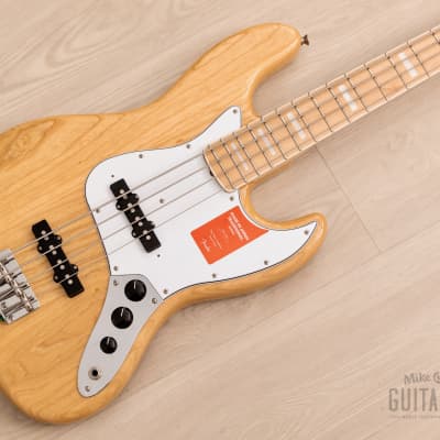 2019 Fender Traditional 70s Jazz Bass Natural, Mint w/ Hangtags, Japan MIJ for sale