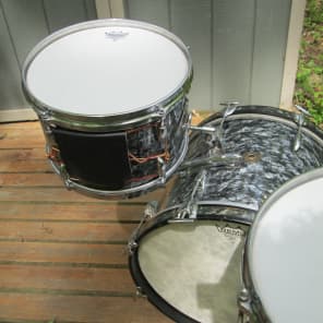 Gretsch Round badge drum set 1960's Black Diamond Pearl image 5
