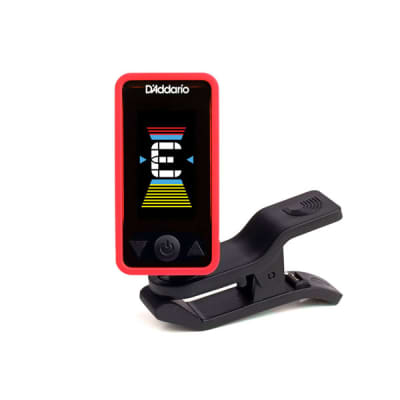 NEW D'Addario Eclipse PW‑CT‑17 Eclipse Chromatic Clip‑On Tuner - Red image 1