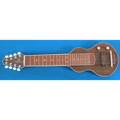 GeorgeBoards Sweet Figure Walnut on Walnut 8 String Lap Steel Guitar 2016 New Older Stock Clear Glos image 1