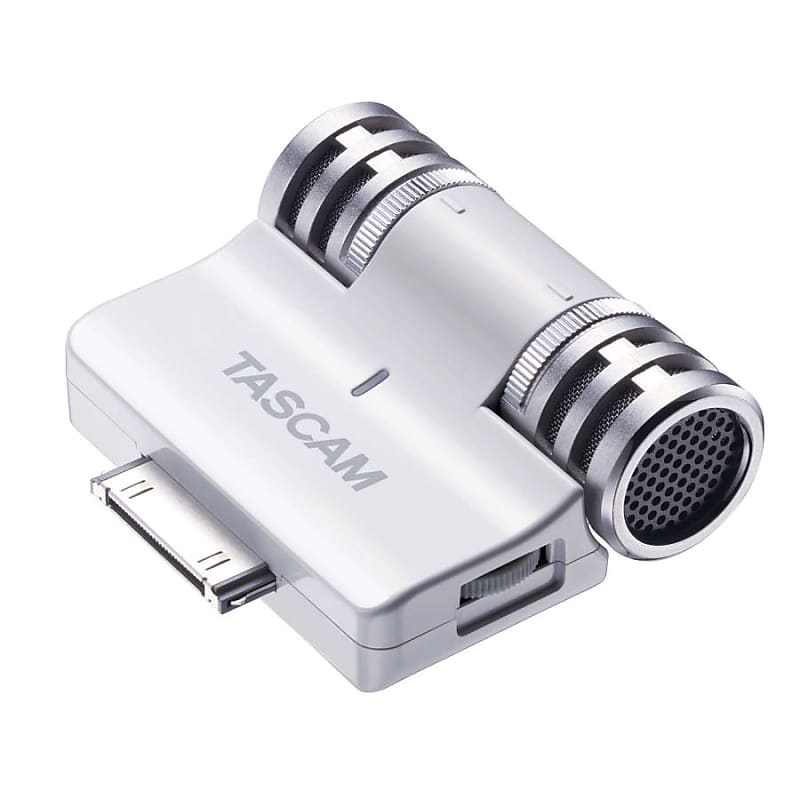 Tascam iM2W White Stereo Microphone for 30 Pin IOS image 1
