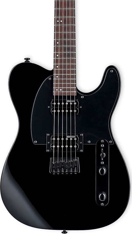 ESP LTD TE-200 Electric Guitar, Black image 1