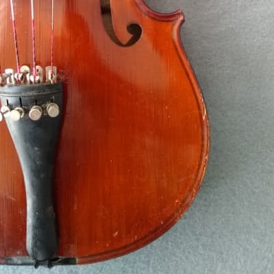 Vintage, Unbranded German made 4/4 Stradivarius 1716 Violin 1900s image 3