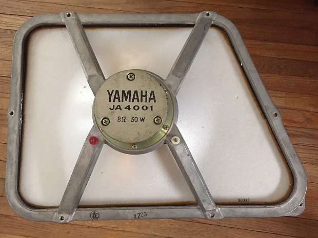 Two working Yamaha Bantam Bass Trapezoidal Speakers image 1