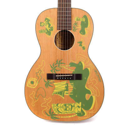 Mollo Tiki Man Parlor Acoustic Guitar Used image 1