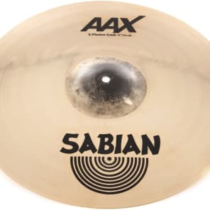 Sabian 17 inch AAX X-Plosion Crash Cymbal - Brilliant Finish image 5