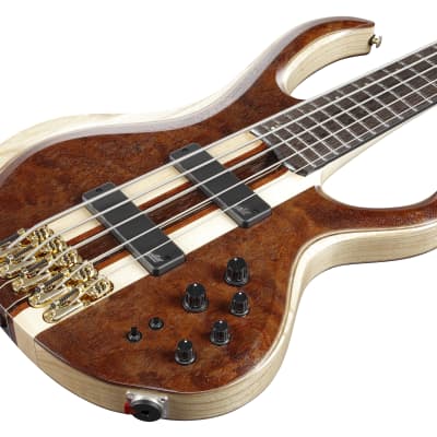 Ibanez BTB1835-NDL Premium Series E-Bass 5 String Natural Shadow Low Gloss + Bag image 1