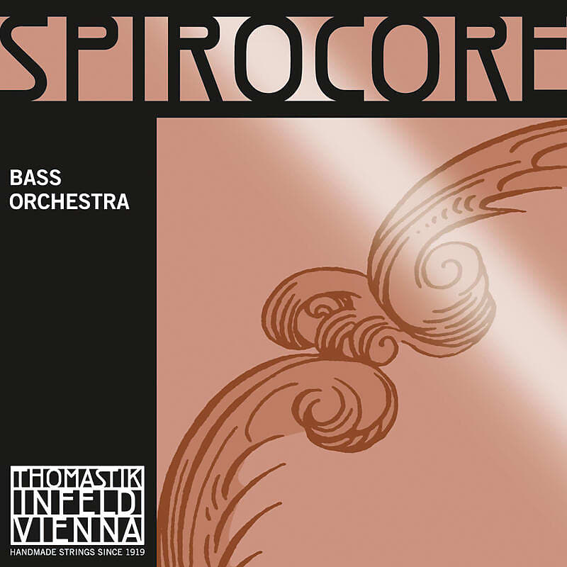 Thomastik-Infeld S42 Spirocore Chrome Wound Spiral Core 4/4 Double Bass Orchestra String Set - Heavy image 1