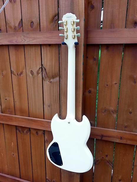 Epiphone G-400 Custom Les Paul SG Electric Guitar, Antique